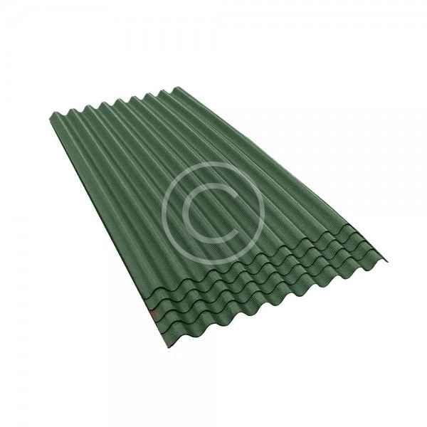 904 Corrugated Asphalt Roofing, Green