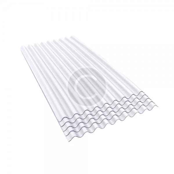 907 Corrugated Asphalt Roofing, White